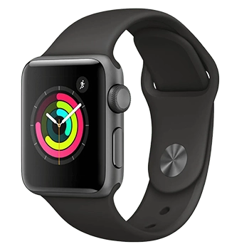 ساعت هوشمند اپل واچ 3  38mm Space Gray Aluminum Case with Gray Sport Band